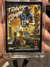 2025 Topps Chrome Kaiju Travis Hunter #KAI-9 card