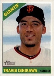 2015 Topps Heritage Base Set Travis Ishikawa #132 card