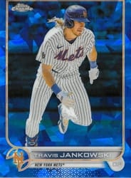 2022 Topps Chrome Update Sapphire Edition Base Set Travis Jankowski #US125 card