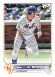 2022 Topps Mini Base Set Travis Jankowski #US125 card