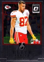 2018 Donruss Optic Elite Series Travis Kelce #ES-TK card