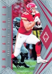 2018 Panini Phoenix Unmatched Travis Kelce #17 card