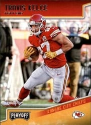 2018 Panini Playoff Base Set Travis Kelce #96 card