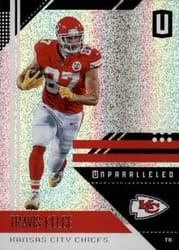 2018 Panini Unparalleled Base Set Travis Kelce #95 card