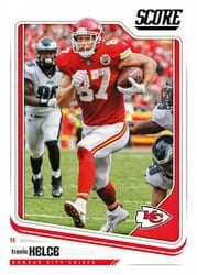 2018 Score Base Set Travis Kelce #158 card