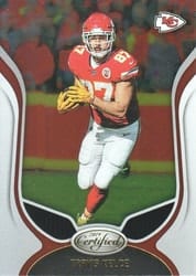 2019 Panini Certified Base Set Travis Kelce #42 card