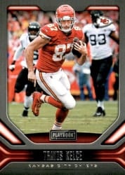 2019 Panini Playbook Base Set Travis Kelce #41 card