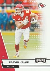 2020 Panini Playoff Base Set Travis Kelce #84 card