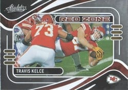 2021 Panini Absolute Red Zone Travis Kelce #4 card
