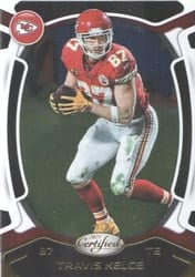 2021 Panini Certified Base Set Travis Kelce #42 card