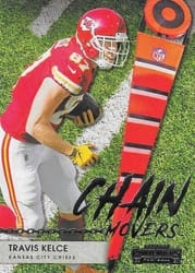 2021 Panini Contenders Chain Movers Travis Kelce #CM-TKE card