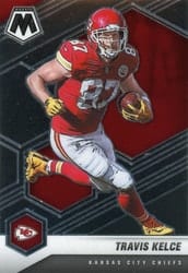 2021 Panini Mosaic Base Set Travis Kelce #4 card