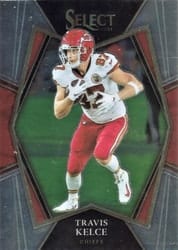 2021 Panini Select Base Set Travis Kelce #118 card