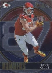 2021 Panini Select Select Numbers Travis Kelce #SN-22 card