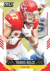 2021 Score Base Set Travis Kelce #5 card