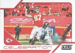 2021 Score Celebration Travis Kelce #C11 card