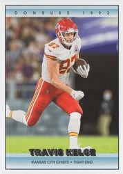 2022 Donruss Retro 1992 Travis Kelce #35 card