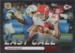 2022 Panini Absolute Last Call Travis Kelce #LC-5 card