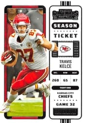 2022 Panini Contenders Base Set Travis Kelce #59 card