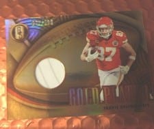 2022 Panini Gold Standard Gold Plated Travis Kelce #GP-TKE card