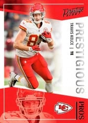 2022 Panini Prestige Prestigious Pros Travis Kelce #PP-6 card