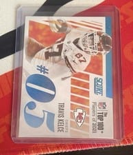 2022 Score Top 100 Travis Kelce #T5 card