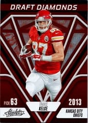 2023 Panini Absolute Draft Diamonds Travis Kelce #DD-9 card
