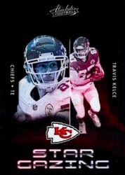 2023 Panini Absolute Star Gazing Travis Kelce #SG-19 card