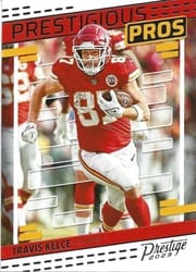 2023 Panini Prestige Prestigious Pros Travis Kelce #1 card