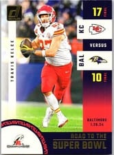 2024 Donruss Road to the Super Bowl Conference Championship Travis Kelce #SBCC1 card