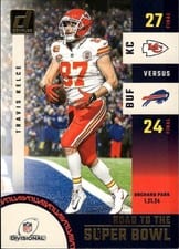 2024 Donruss Road to the Super Bowl Divisional Round Travis Kelce #SBDR4 card