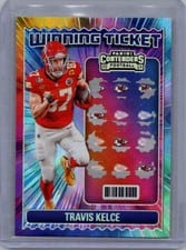 2024 Panini Contenders Winning Ticket Travis Kelce #18 card