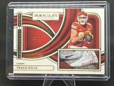 2024 Panini Immaculate Collection Cleat Impressions Travis Kelce #5 card