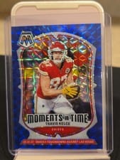 2024 Panini Mosaic Moments in Time Travis Kelce #12 card
