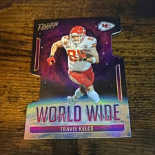 2024 Panini Prestige World Wide Travis Kelce #WW-TKE card