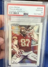 2024 Panini Prizm Manga Vertical Travis Kelce #M-TKE card