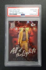 2024 Panini Spectra All of the Lights Travis Kelce #AOL-TKE card