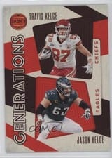2023 Panini Legacy Generations Travis Kelce / Jason Kelce #GEN-1 card
