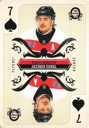 2024-25 O-Pee-Chee Playing Cards Travis Konecny #7♠ card
