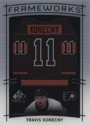2024-25 SP Game Used Frameworks Travis Konecny #F-TK card