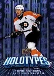 2024-25 Upper Deck Holotypes Travis Konecny #HT-29 card