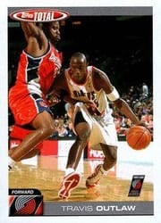 2004-05 Topps Total Base Set Travis Outlaw #256 card