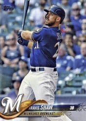 2018 Topps Base Set Travis Shaw #638 card