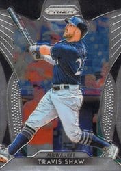 2019 Panini Prizm Base Set Travis Shaw #197 card