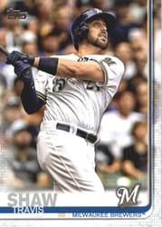 2019 Topps Base Set Travis Shaw #676 card