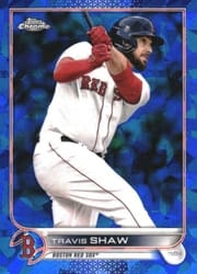 2022 Topps Chrome Sapphire Edition Base Set Travis Shaw #88 card