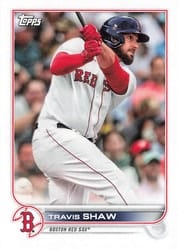 2022 Topps Mini Base Set Travis Shaw #88 card