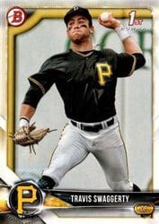 2018 Bowman Draft Base Set Travis Swaggerty #BD-198 card