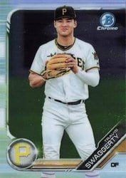 2019 Bowman Chrome Prospects Travis Swaggerty #BCP-93 card