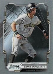 2019 Bowman Sterling Base Set Travis Swaggerty #BPR-14 card